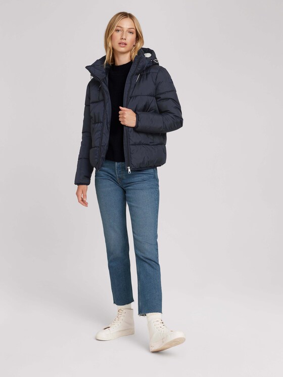 Pufferjacke mit recyceltem Polyester - Frauen - Sky Captain Blue Pufferjacke mit recyceltem Polyester - Frauen - Sky Captain Blue - 3 - TOM TAILOR Denim