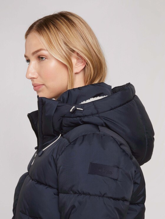 Pufferjacke mit recyceltem Polyester - Frauen - Sky Captain Blue Pufferjacke mit recyceltem Polyester - Frauen - Sky Captain Blue - 9 - TOM TAILOR Denim