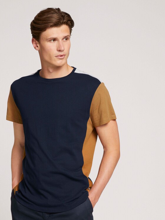 T-shirt van biologisch katoen - Mannen - Sky Captain Blue T-shirt van biologisch katoen - Mannen - Sky Captain Blue - 1 - TOM TAILOR Denim