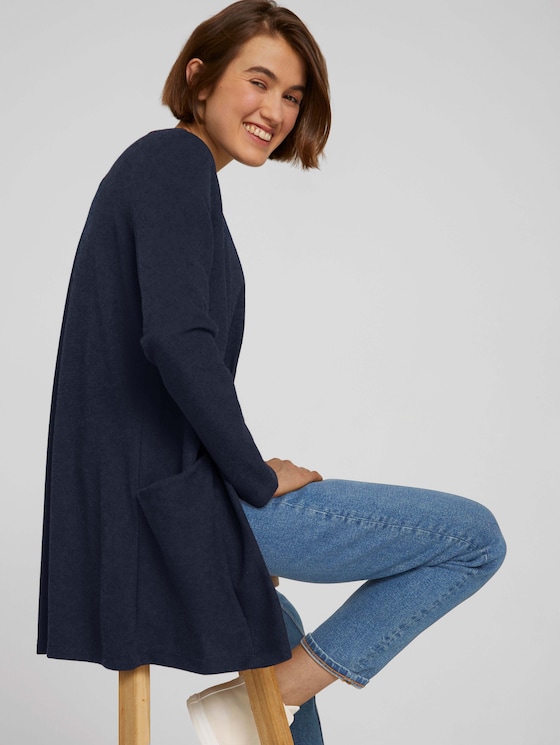 vest met sjaalkraag - Vrouwen - Sky Captain Blue vest met sjaalkraag - Vrouwen - Sky Captain Blue - 5 - TOM TAILOR Denim