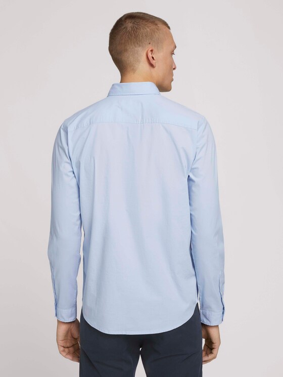 Basic Popelin Hemd - Männer - Light Blue Basic Popelin Hemd - Männer - Light Blue - 2 - TOM TAILOR