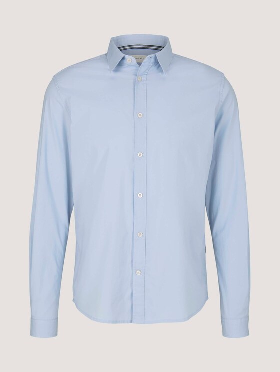 Basic Popelin Hemd - Männer - Light Blue Basic Popelin Hemd - Männer - Light Blue - 7 - TOM TAILOR