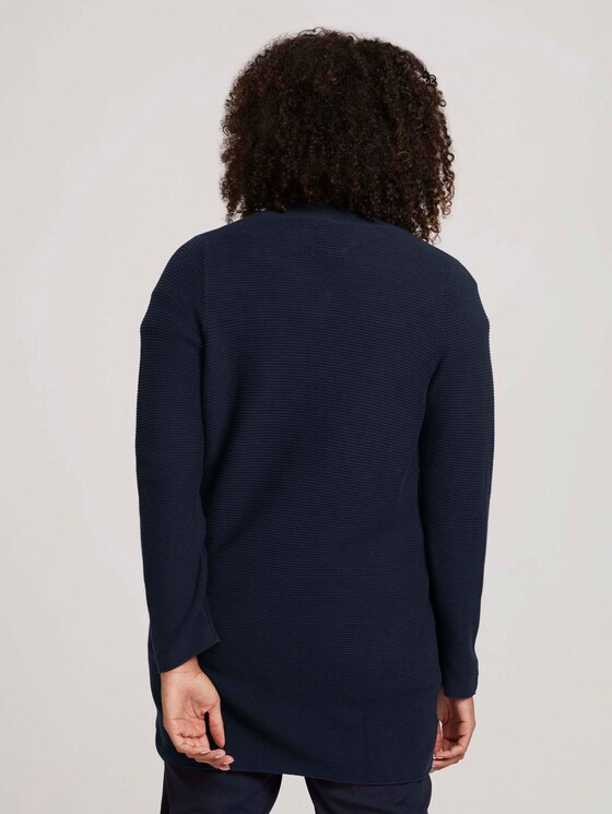Curvy - gestreept vest van biologisch katoen - Vrouwen - Sky Captain Blue Curvy - gestreept vest van biologisch katoen - Vrouwen - Sky Captain Blue - 2 - My True Me