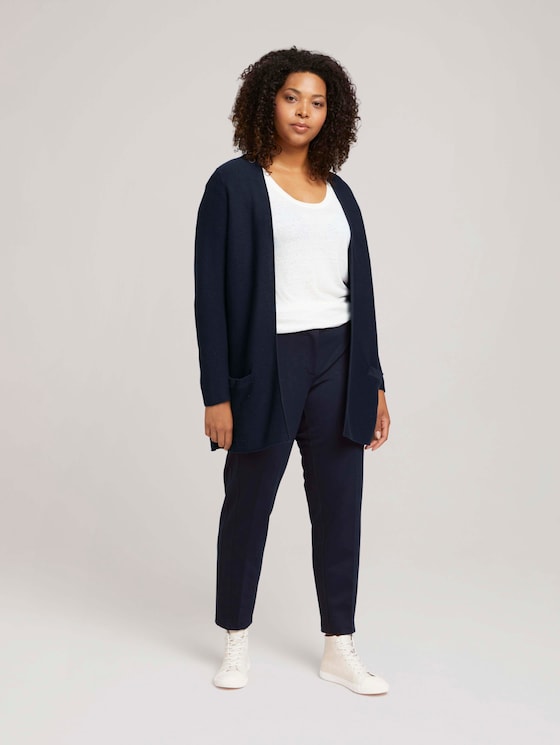Curvy - gestreept vest van biologisch katoen - Vrouwen - Sky Captain Blue Curvy - gestreept vest van biologisch katoen - Vrouwen - Sky Captain Blue - 3 - My True Me