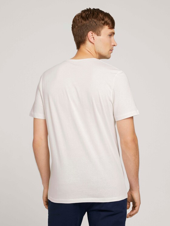 Photo print t-shirt with organic cotton - Men - Off White Photo print t-shirt with organic cotton - Men - Off White - 2 - TOM TAILOR