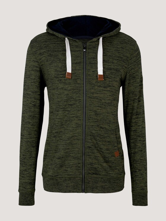 Hoodie in Melange-Optik - Männer - Oak Leaf Green Hoodie in Melange-Optik - Männer - Oak Leaf Green - 7 - TOM TAILOR