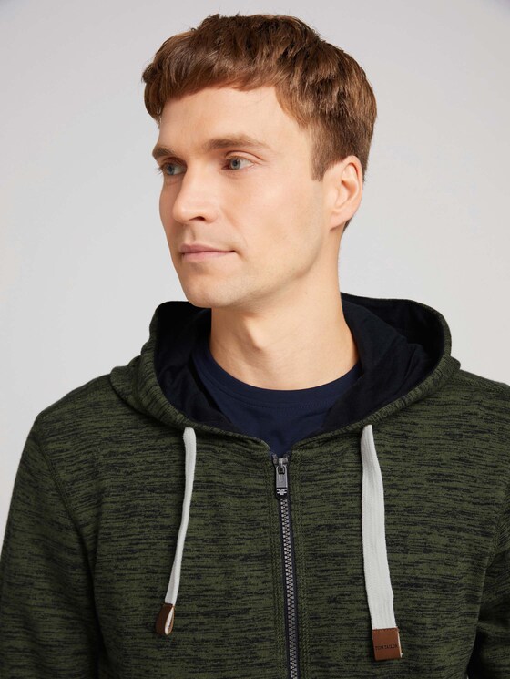 Hoodie in Melange-Optik - Männer - Oak Leaf Green Hoodie in Melange-Optik - Männer - Oak Leaf Green - 9 - TOM TAILOR