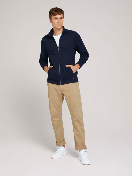 basic sweatvest met opstaande kraag - Mannen - Sky Captain Blue basic sweatvest met opstaande kraag - Mannen - Sky Captain Blue - 3 - TOM TAILOR