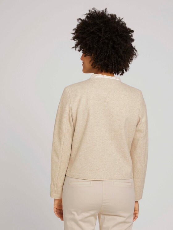 Blazer met ritszakken - Vrouwen - desert sand melange Blazer met ritszakken - Vrouwen - desert sand melange - 2 - TOM TAILOR
