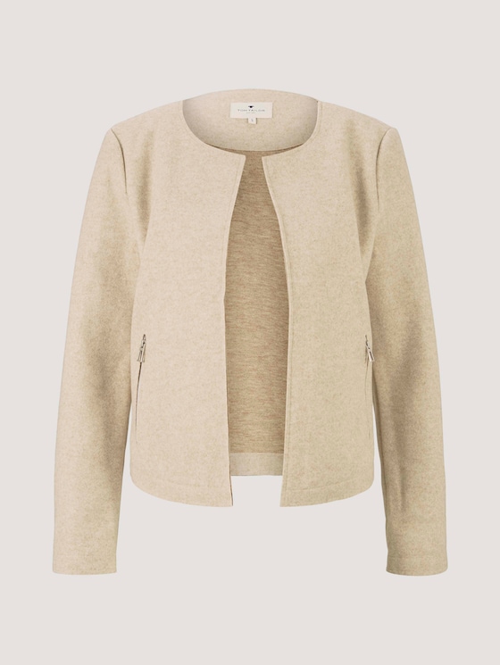 Blazer met ritszakken - Vrouwen - desert sand melange Blazer met ritszakken - Vrouwen - desert sand melange - 7 - TOM TAILOR