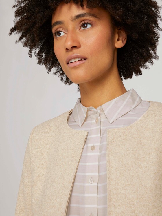 Blazer met ritszakken - Vrouwen - desert sand melange Blazer met ritszakken - Vrouwen - desert sand melange - 9 - TOM TAILOR
