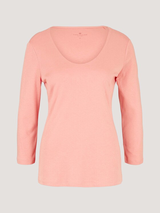 Basic 3/4 Arm Shirt mit TENCEL™ Modal - Frauen - dusty-pastel-pink Basic 3/4 Arm Shirt mit TENCEL™ Modal - Frauen - dusty-pastel-pink - 7 - TOM TAILOR
