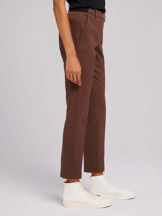 Mia Slim-broek met plooien - Vrouwen - earth brown Mia Slim-broek met plooien - Vrouwen - earth brown - 11 - TOM TAILOR