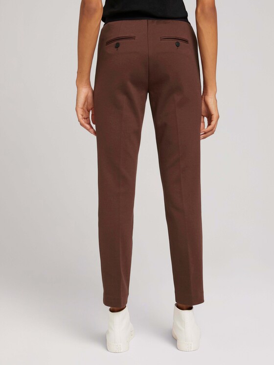 Mia Slim-broek met plooien - Vrouwen - earth brown Mia Slim-broek met plooien - Vrouwen - earth brown - 2 - TOM TAILOR