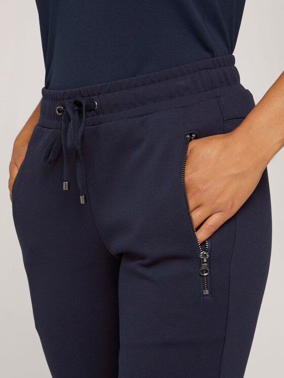 Loose-Fit-broek met ritsen - Vrouwen - Sky Captain Blue Loose-Fit-broek met ritsen - Vrouwen - Sky Captain Blue - 9 - TOM TAILOR