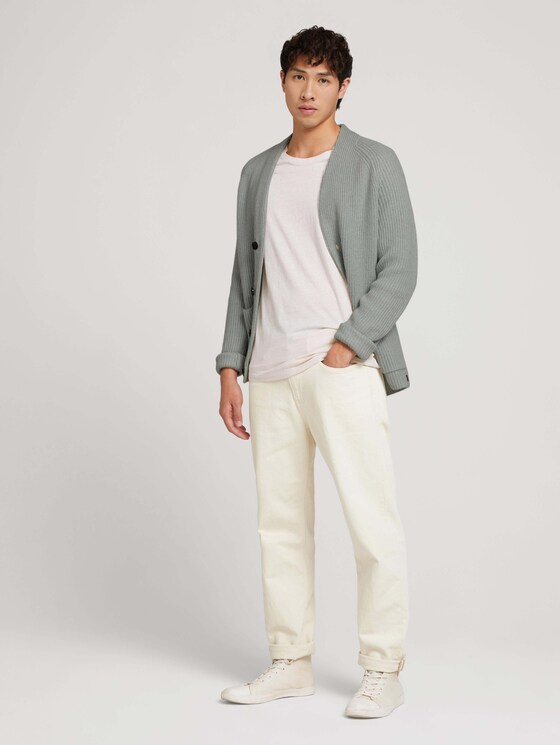 Cardigan mit Taschen - Männer - bluish mint melange Cardigan mit Taschen - Männer - bluish mint melange - 3 - TOM TAILOR Denim