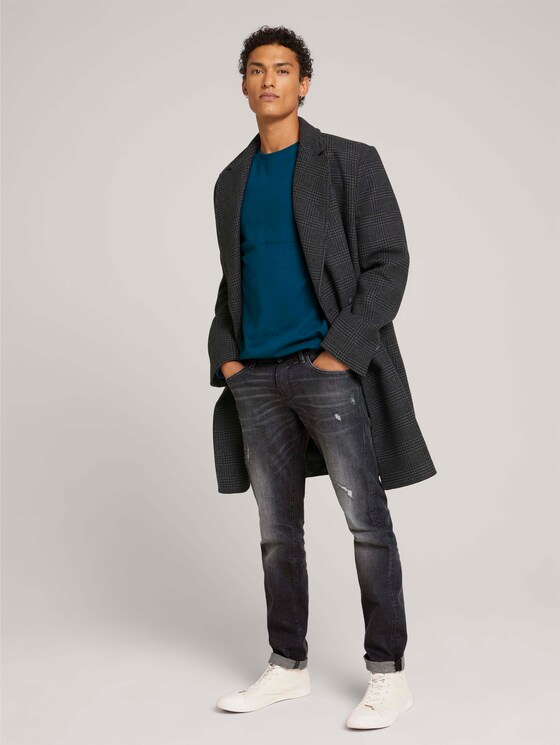 Sweatshirt mit Struktur - Männer - stormy petrol Sweatshirt mit Struktur - Männer - stormy petrol - 3 - TOM TAILOR Denim