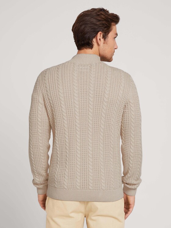 Strickpullover - Männer - soft beige melange Strickpullover - Männer - soft beige melange - 2 - TOM TAILOR