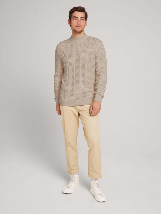 Strickpullover - Männer - soft beige melange Strickpullover - Männer - soft beige melange - 3 - TOM TAILOR