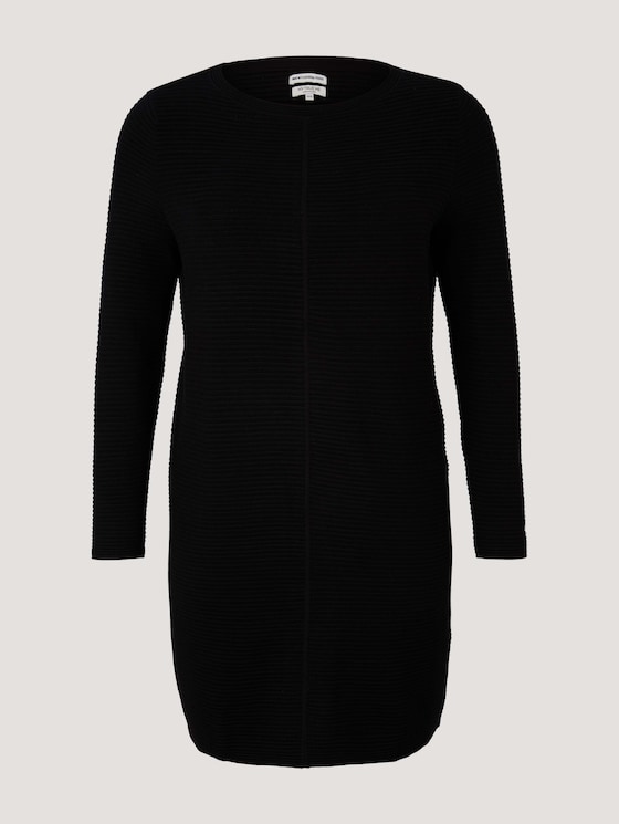 Plus - Mini Kleid mit LENZING™ ECOVERO™ - Frauen - deep black Plus - Mini Kleid mit LENZING™ ECOVERO™ - Frauen - deep black - 7 - My True Me