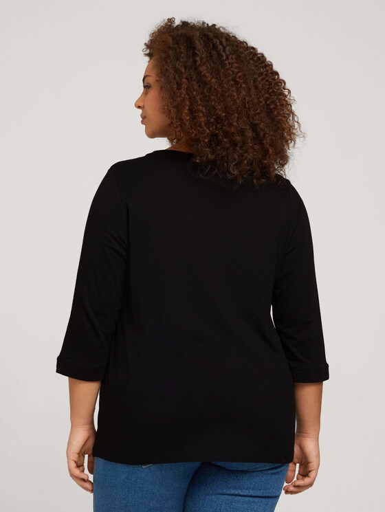 Plus - T-Shirt aus Bio-Baumwolle - Frauen - Black Plus - T-Shirt aus Bio-Baumwolle - Frauen - Black - 2 - My True Me