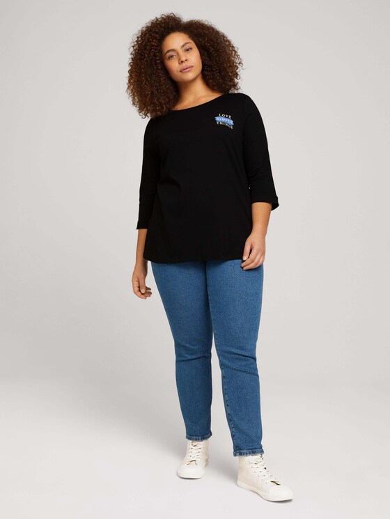 Plus - T-Shirt aus Bio-Baumwolle - Frauen - Black Plus - T-Shirt aus Bio-Baumwolle - Frauen - Black - 3 - My True Me