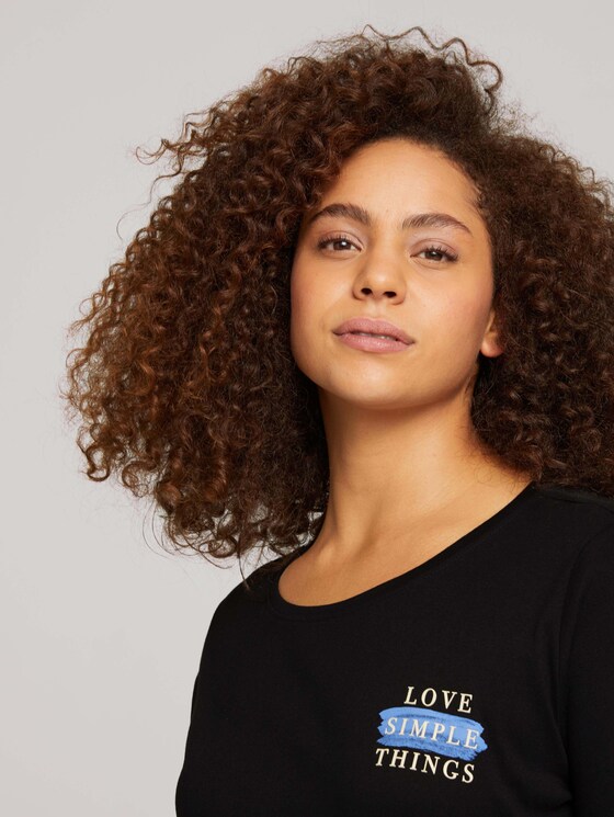 Plus - T-Shirt aus Bio-Baumwolle - Frauen - Black Plus - T-Shirt aus Bio-Baumwolle - Frauen - Black - 9 - My True Me