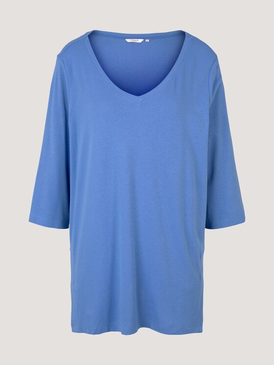 Plus - T-Shirt aus nachhaltiger Baumwolle - Frauen - sicilian blue Plus - T-Shirt aus nachhaltiger Baumwolle - Frauen - sicilian blue - 7 - My True Me
