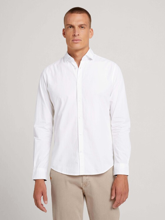 Basic Hemd - Männer - White Basic Hemd - Männer - White - 1 - TOM TAILOR
