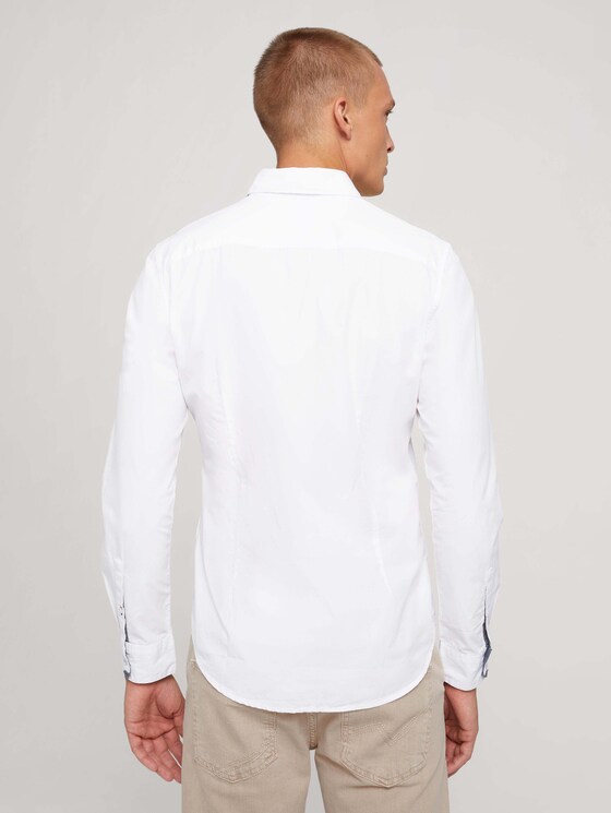 Basic Hemd - Männer - White Basic Hemd - Männer - White - 2 - TOM TAILOR