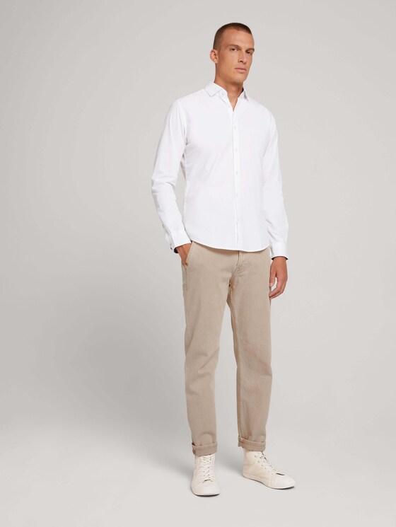 Basic Hemd - Männer - White Basic Hemd - Männer - White - 3 - TOM TAILOR