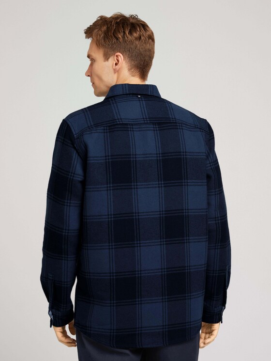 kariertes Flanellhemd - Männer - navy shades big twill check kariertes Flanellhemd - Männer - navy shades big twill check - 2 - TOM TAILOR