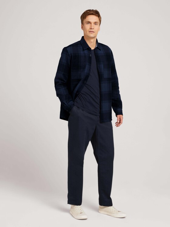 kariertes Flanellhemd - Männer - navy shades big twill check kariertes Flanellhemd - Männer - navy shades big twill check - 3 - TOM TAILOR