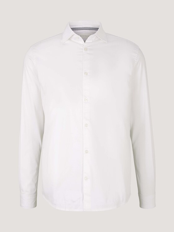 Slim Fit Hemd - Männer - White Slim Fit Hemd - Männer - White - 7 - TOM TAILOR