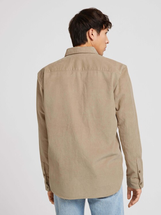 Basic Cordhemd - Männer - Sandy Beige Basic Cordhemd - Männer - Sandy Beige - 2 - TOM TAILOR Denim