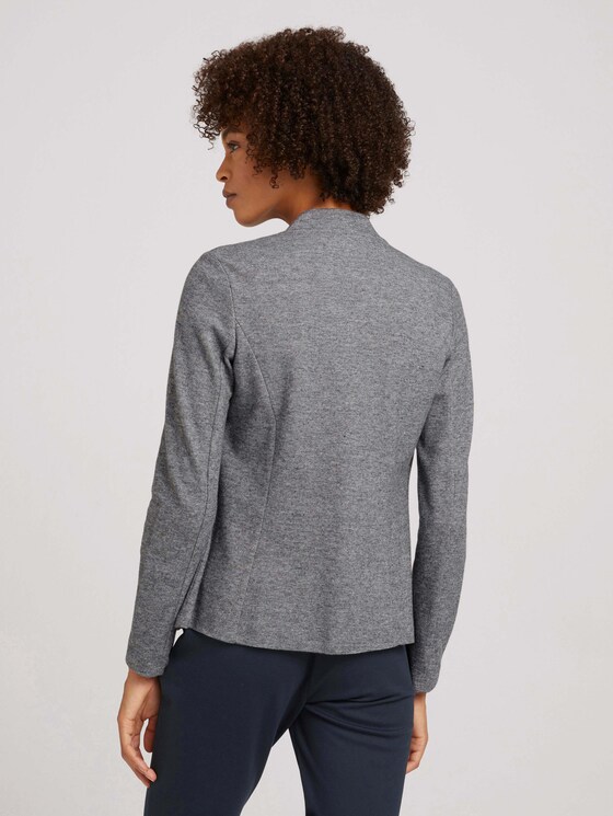 Gemêleerde blazer met opstaande kraag - Vrouwen - alloy grey melange Gemêleerde blazer met opstaande kraag - Vrouwen - alloy grey melange - 2 - TOM TAILOR