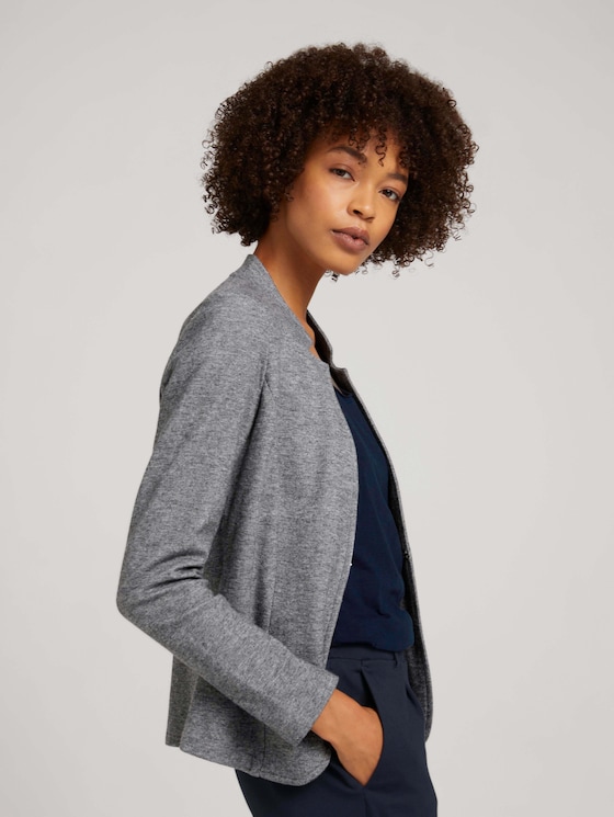 Gemêleerde blazer met opstaande kraag - Vrouwen - alloy grey melange Gemêleerde blazer met opstaande kraag - Vrouwen - alloy grey melange - 5 - TOM TAILOR