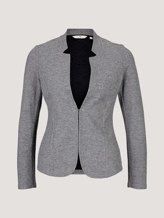 Gemêleerde blazer met opstaande kraag - Vrouwen - alloy grey melange Gemêleerde blazer met opstaande kraag - Vrouwen - alloy grey melange - 7 - TOM TAILOR