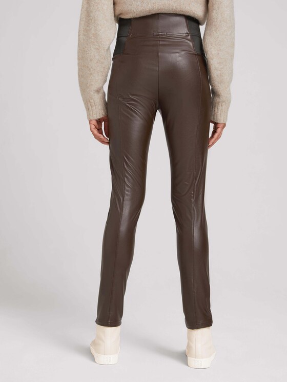 Kunstleder Leggings - Frauen - java dark brown Kunstleder Leggings - Frauen - java dark brown - 2 - TOM TAILOR