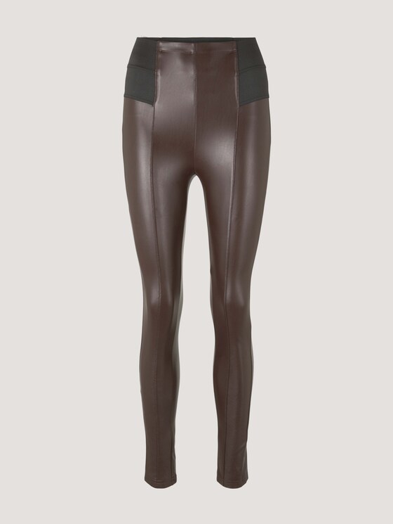 Kunstleder Leggings - Frauen - java dark brown Kunstleder Leggings - Frauen - java dark brown - 7 - TOM TAILOR