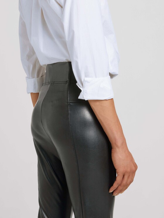 Kunstleder Leggings - Frauen - deep black Kunstleder Leggings - Frauen - deep black - 9 - TOM TAILOR
