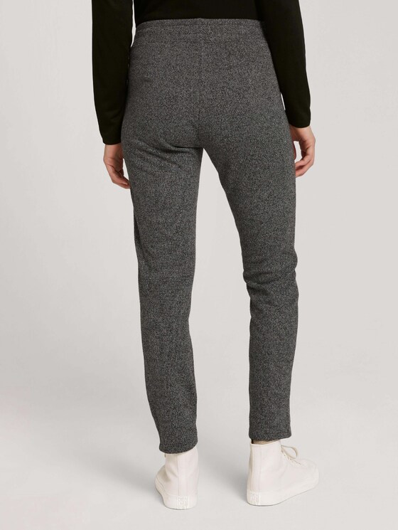 Gemusterte Hose im Loose Fit - Frauen - black white structure Gemusterte Hose im Loose Fit - Frauen - black white structure - 2 - TOM TAILOR