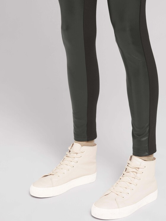 Leggings aus Kunstleder - Frauen - deep black Leggings aus Kunstleder - Frauen - deep black - 10 - TOM TAILOR