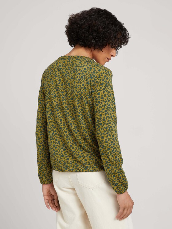 Gemustertes Blusenshirt mit TENCEL™ Modal - Frauen - green shades floral design Gemustertes Blusenshirt mit TENCEL™ Modal - Frauen - green shades floral design - 2 - TOM TAILOR