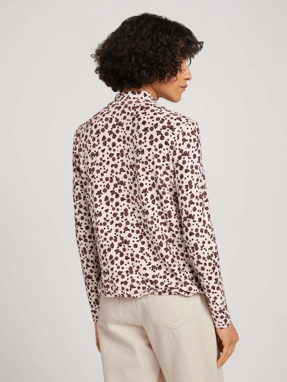 Blusenshirt mit Muster - Frauen - beige small dot design Blusenshirt mit Muster - Frauen - beige small dot design - 2 - TOM TAILOR