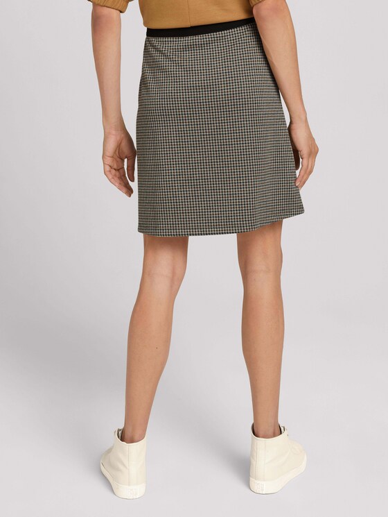 Rock mit Karomuster - Frauen - beige green small check Rock mit Karomuster - Frauen - beige green small check - 2 - TOM TAILOR