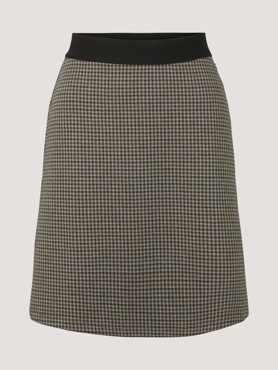 Rock mit Karomuster - Frauen - beige green small check Rock mit Karomuster - Frauen - beige green small check - 7 - TOM TAILOR