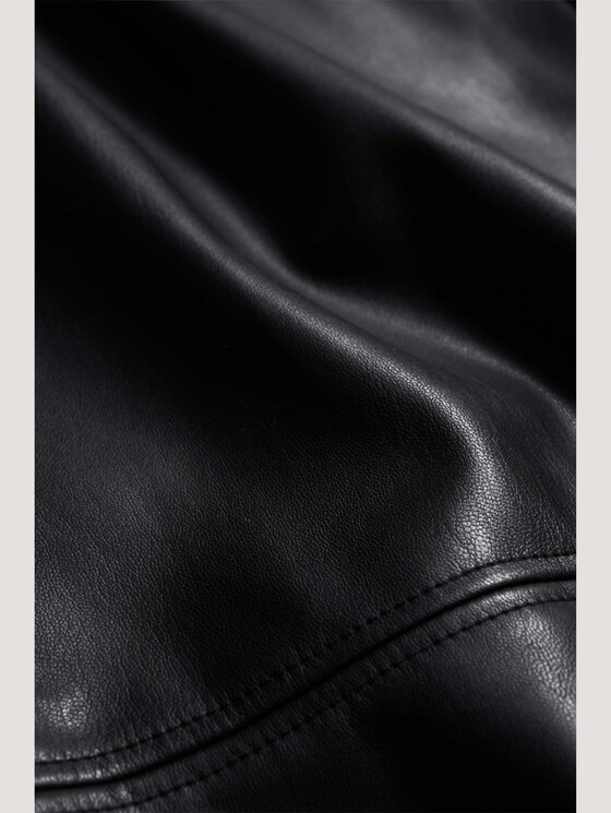Midirock aus Kunstleder - Frauen - deep black Midirock aus Kunstleder - Frauen - deep black - 8 - TOM TAILOR