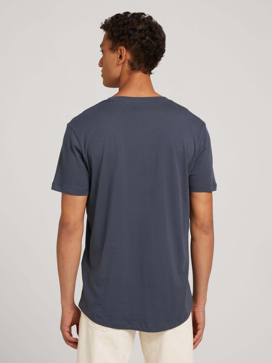 T-Shirt mit Print - Männer - Blueish Grey T-Shirt mit Print - Männer - Blueish Grey - 2 - TOM TAILOR Denim