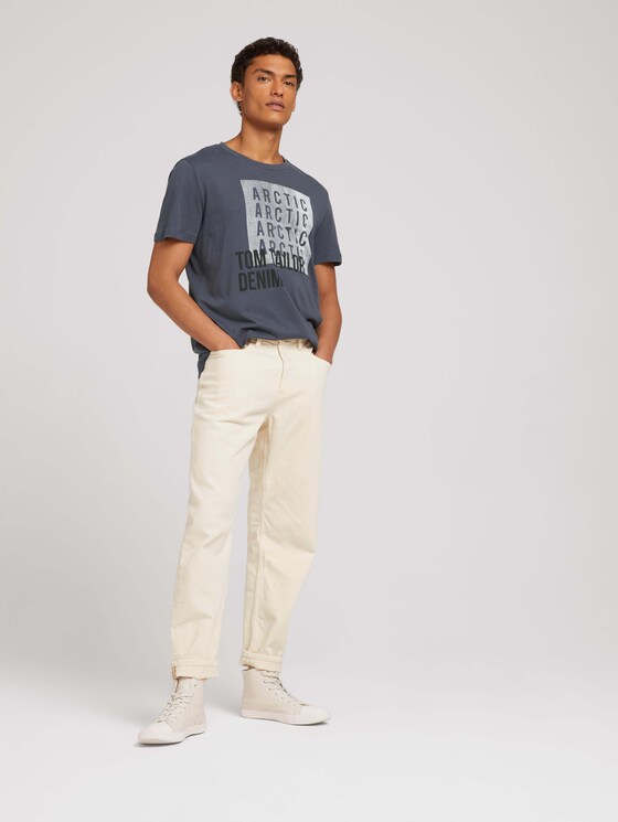 T-Shirt mit Print - Männer - Blueish Grey T-Shirt mit Print - Männer - Blueish Grey - 3 - TOM TAILOR Denim
